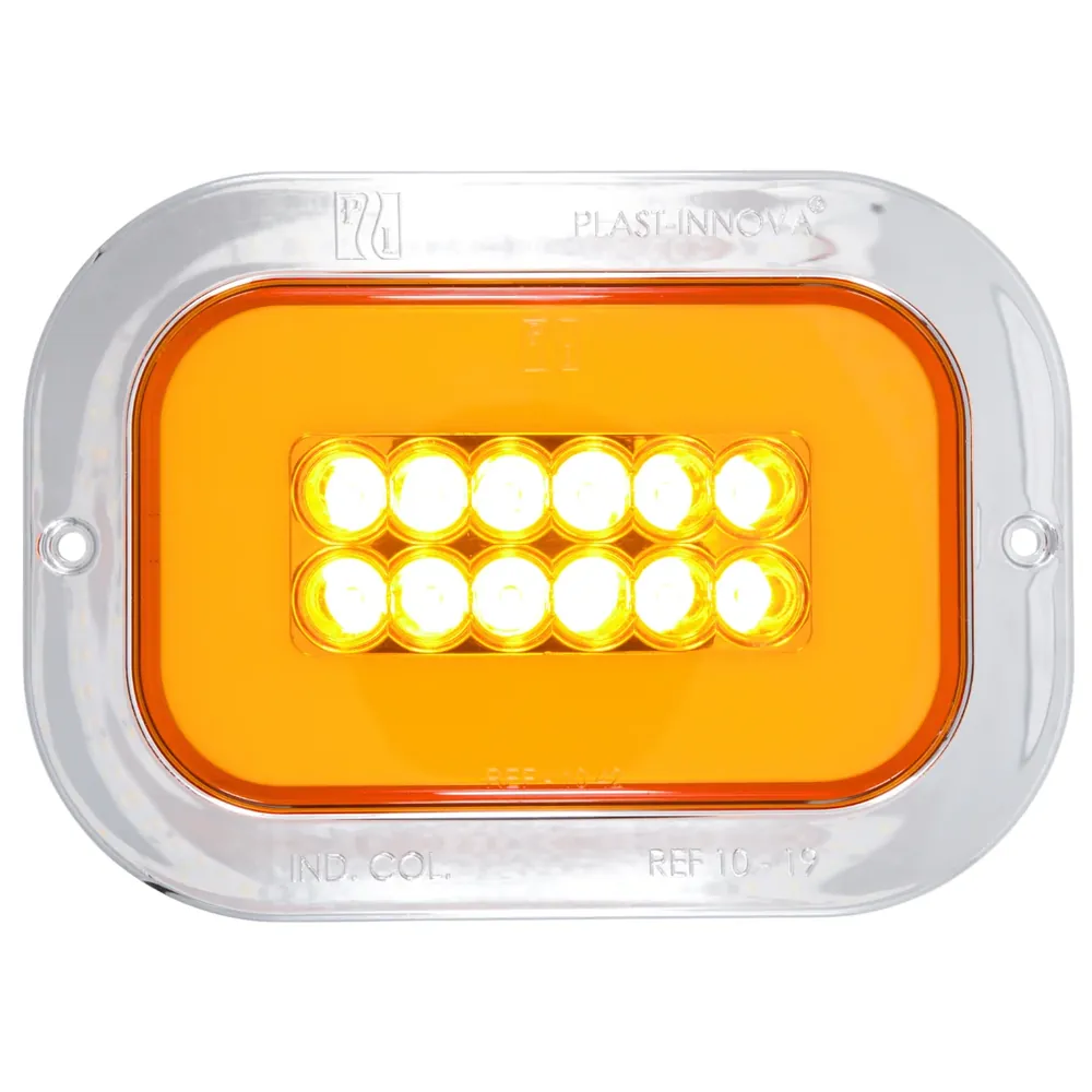 Foco Halo Rectangular Aro Plastico
